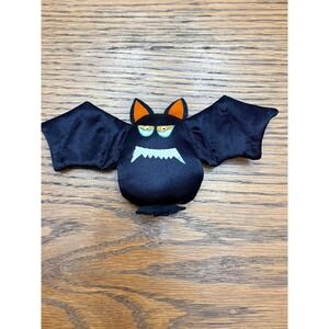 Vintage Monster Dracula Bat Halloween Russ Berrie 4" 80s Plush Satin